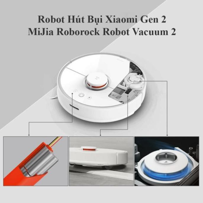 [Sản phẩm chính hãng] Robot Hút Bụi Hút Bụi Lau Nhà Thông Minh Xiaomi Roborock Gen 2 (Roborock S5) Chính hãng