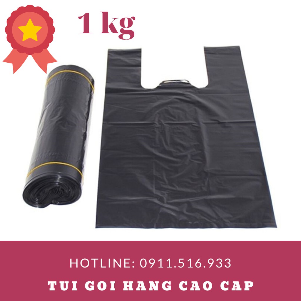 Túi Nilon Đen Đóng Hàng - 1Kg - Hàng Đẹp