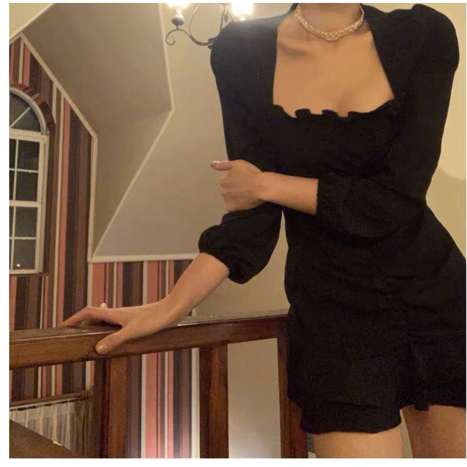 Váy ulzzang nữ dáng xòe đuôi cá ôm body, Đầm trắng ulzzang dài tay dự tiệc - Roxie | BigBuy360 - bigbuy360.vn