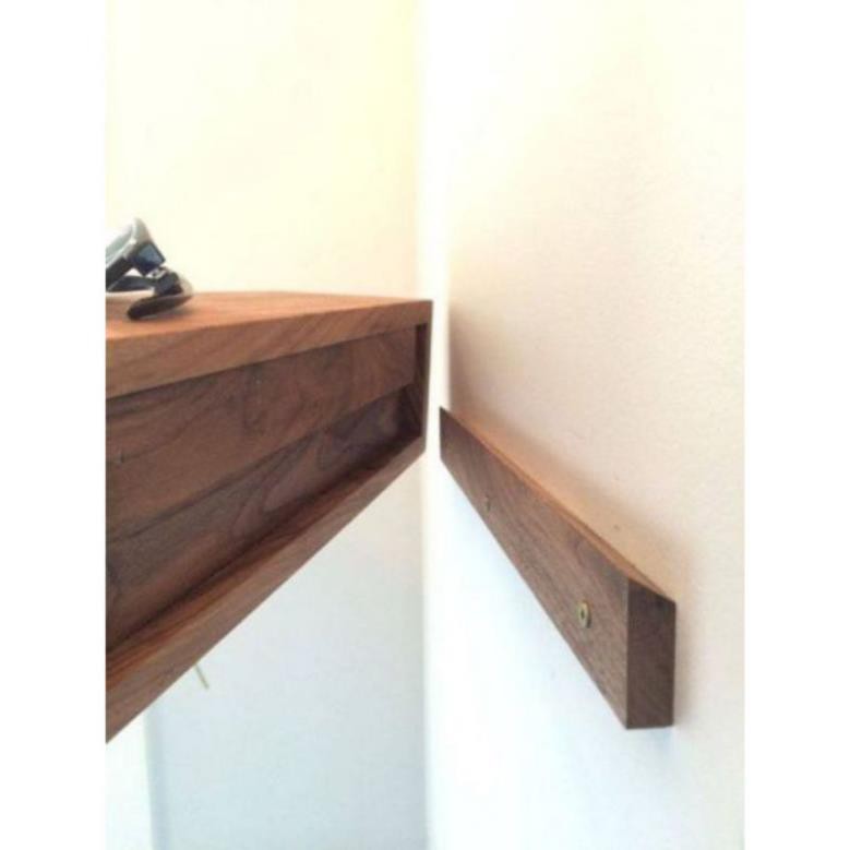 Bàn trang điểm treo tường kèm gương