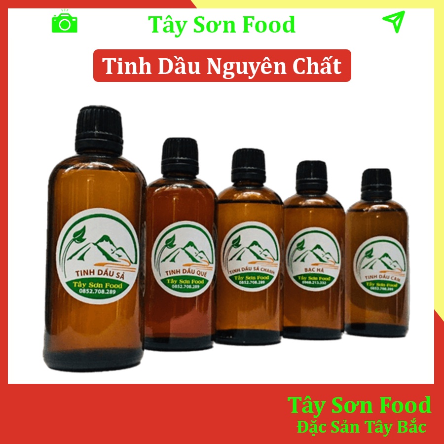 Lọ 100ML Tinh Dầu Nguyên Chất Hương Thơm Ngọt Ngào, Ấm Cúng _ Quế, Cam, Sả Java - Khử Khuẩn, Sạch Nhà