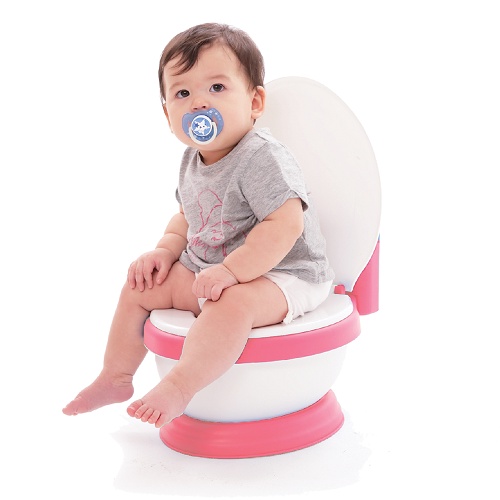 Bô vệ sinh cho bé có nắp, quay cầm tay