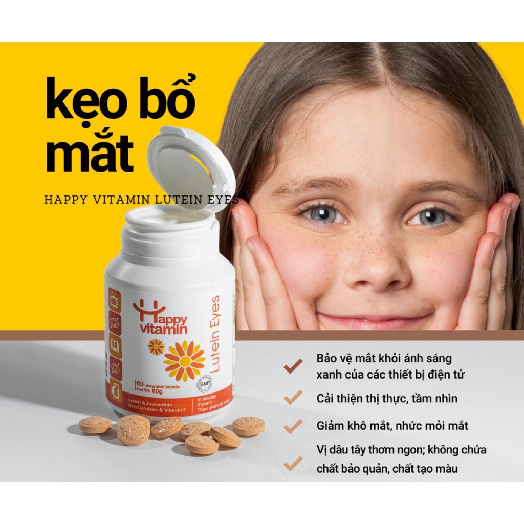 Kẹo bổ mắt cho bé lutein eyes, cải thiện thị lực, giảm khô mắt - ảnh sản phẩm 3