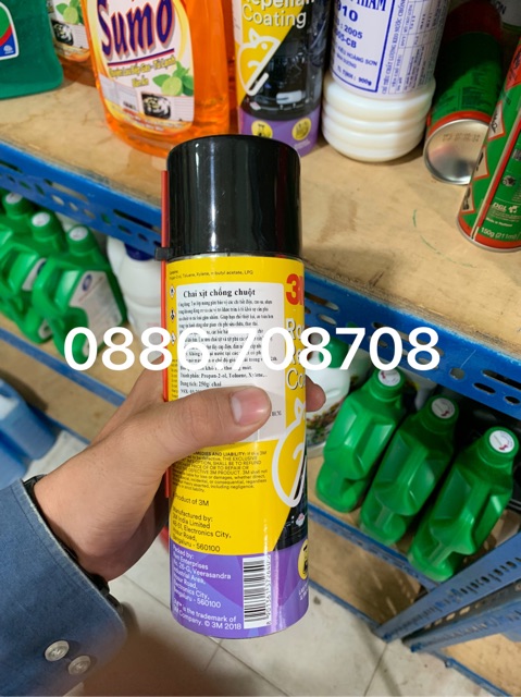 Chai xịt chống chuột cắn 3M cao cấp 250g