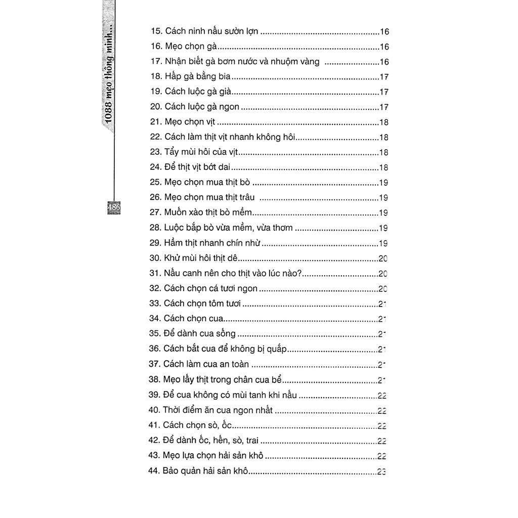 Sách-1088 mẹo thông minh trong đời sống