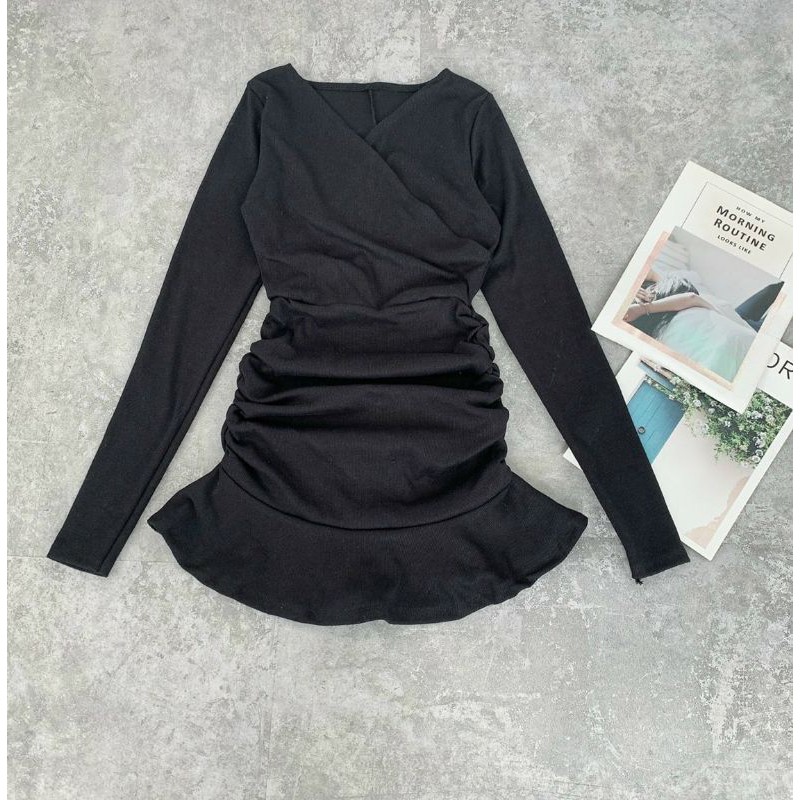 Đầm body nhún đuôi cá 14004 | BigBuy360 - bigbuy360.vn