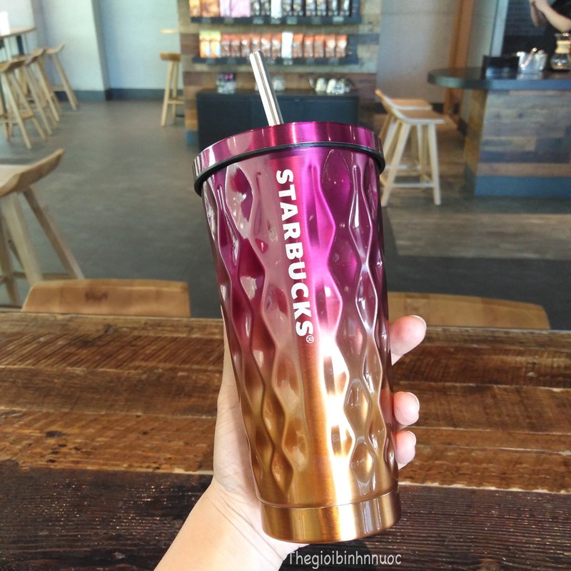 Ly StarBucks Cold Cup Tumbler Thời Trang B186