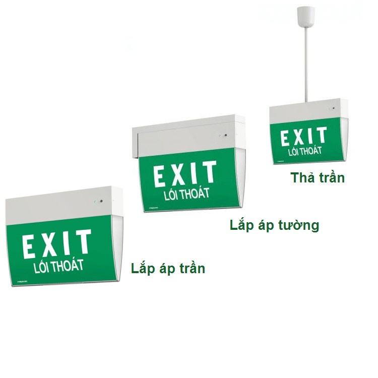 Đèn exit 2 mặt Paragon PEXK26U , Công suất 3.1W ( 500Cd/m2)