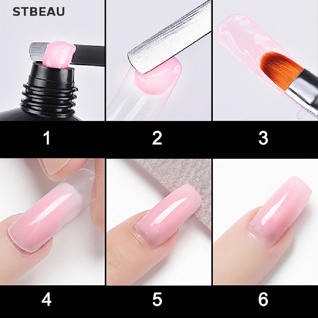 Gel Poly Acrylic Trong Suốt Nối Dài Móng Tay Nhanh Chóng 15ml