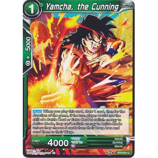 Thẻ bài Dragonball - bản tiếng Anh - Yamcha, the Cunning / BT8-051'