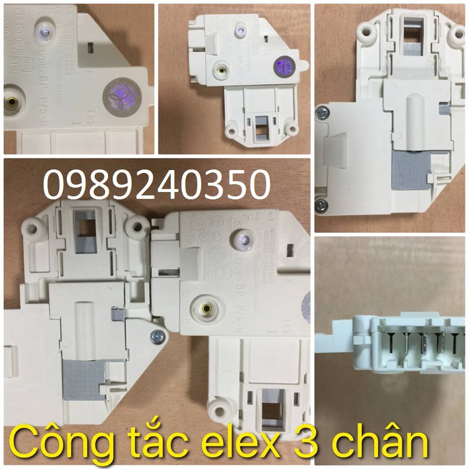 Công Tắc Khóa Cửa Máy Giặt ELECTROLUX 3 Chân