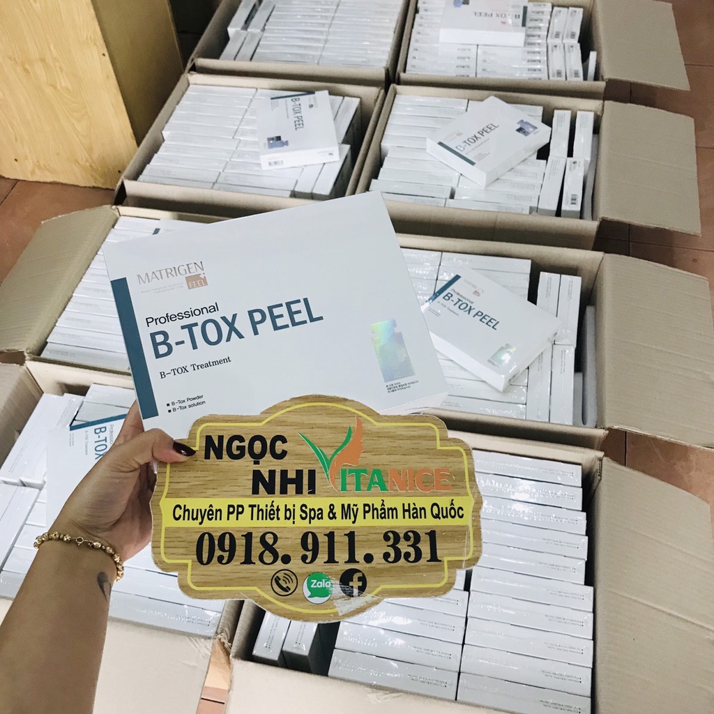 B-Tox Peel 2 màu - Thay Da Sinh Học Vi Tảo Korea