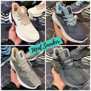 Giày sneaker alphabounce 🎁 𝐇𝐚̀𝐧𝐠 𝐂𝐚𝐨 𝐂𝐚̂́𝐩 🎁 giày thể thao alphabounce beyond xanh navy, kem, đen vàng cao cấp