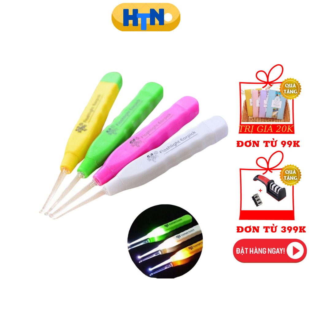 Dụng cụ lấy ráy tai cho bé có đèn soi tai,an toàn cho bé và gia đình