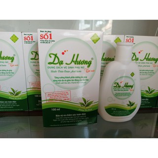 Dung dịch vệ sinh phụ nữ Dạ Hương  tươi mới - Hương trà xanh - Chai 100ml