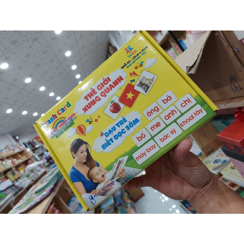 Thẻ học thông minh - Flash Card về thế giới xung quanh 14 chủ đề