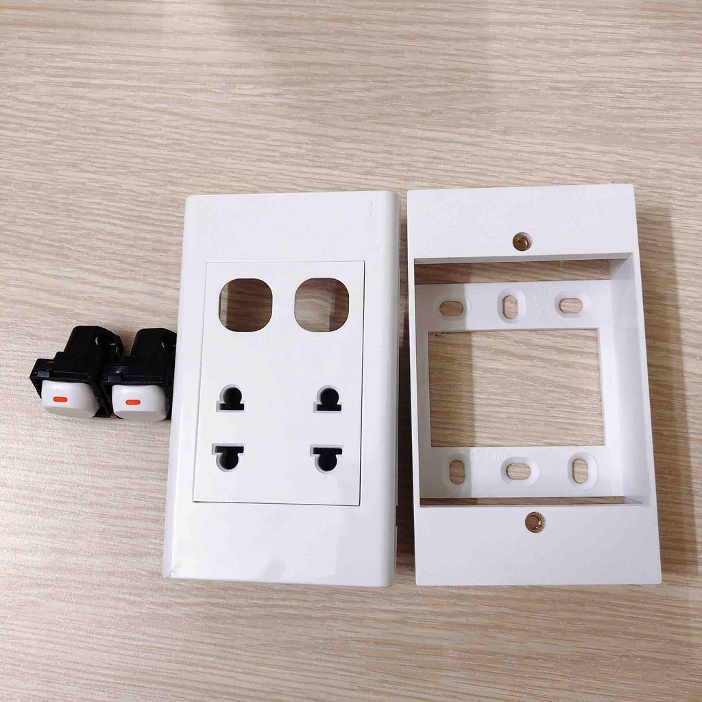 SINO Đế Nổi Nhựa Chữ Nhật Thấp CK157RL - Hàng Việt Nam, Chất Lượng Cao