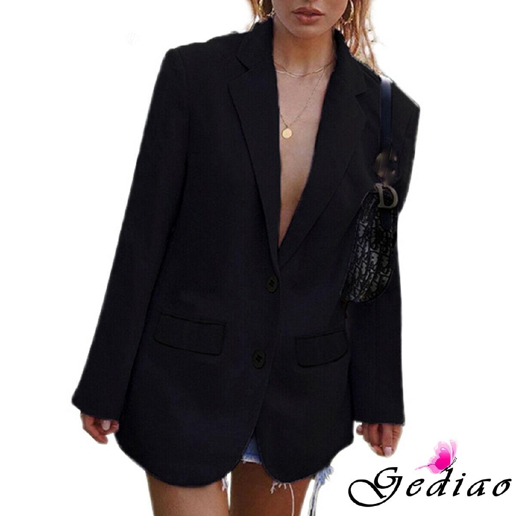 Áo khoác Blazer màu trơn thời trang nữ tính