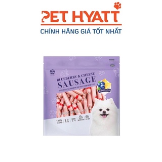 Xúc xích cho chó vị việt quất & phô mai bowwow blueberry & cheese 1.3kg