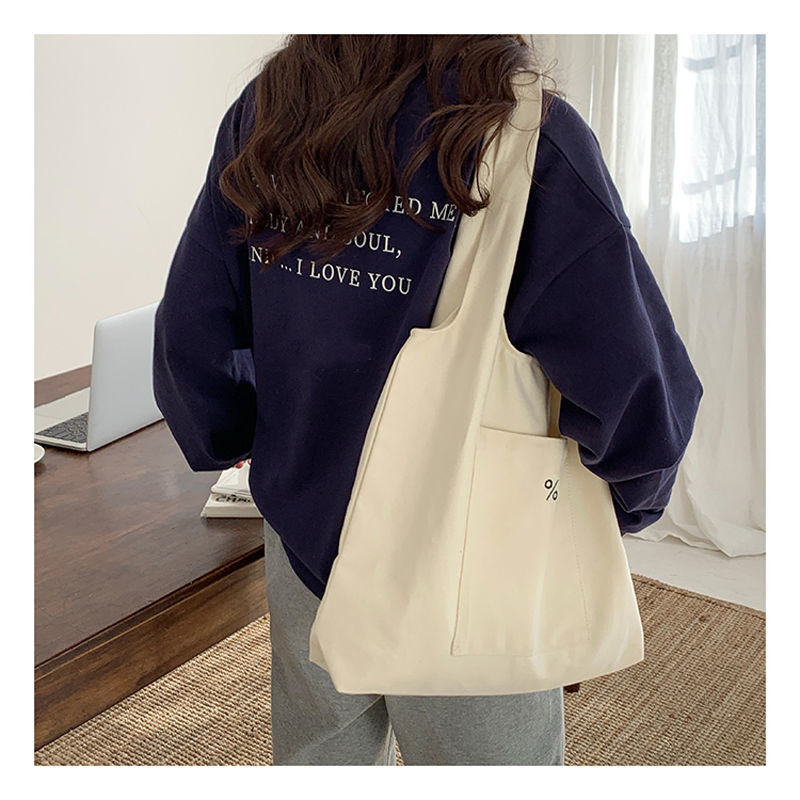 Túi Xách Canvas% Dáng Chữ U Kiểu Dáng Đơn Giản Thời Trang Cho Nữ