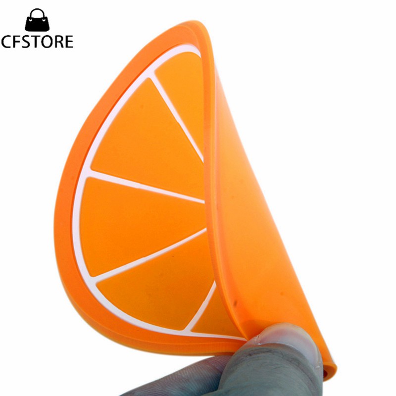 Tấm lót ly chống trượt , chất liệu silicone hình trái cây