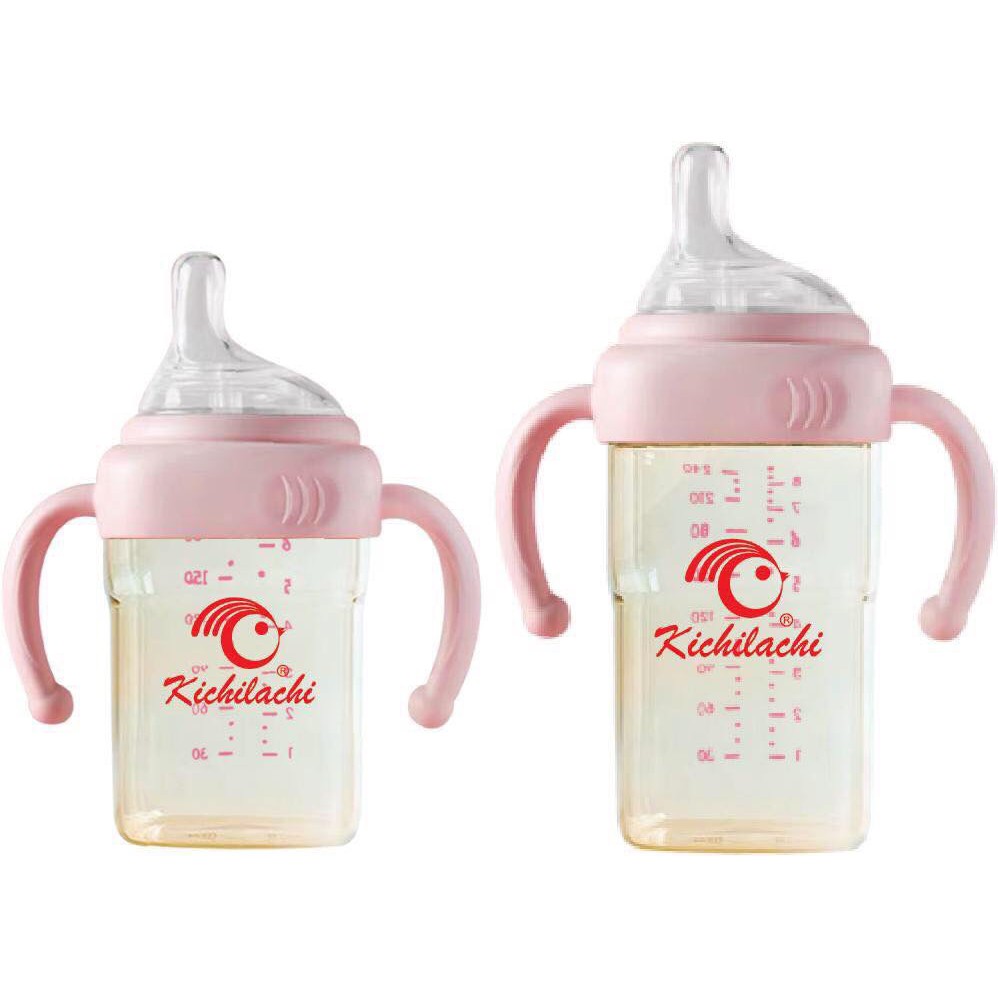 Bình sữa cao cấp 3in1 Kichi 160ml/270ml: bình sữa, bình tập uống, bình trữ sữa