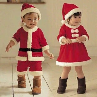Trang phục giáng sinh Trang phục giáng sinh cho bé trai và bé gái Ông già Noen Trang trí giáng sinh quà Giáng sinh