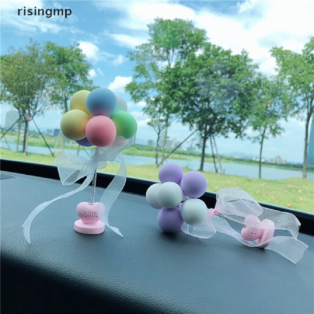 [risingmp] Đồ Chơi Lắc Đầu Bong Bóng Trang Trí Bảng Điều Khiển Xe Hơi ♨Trên đó