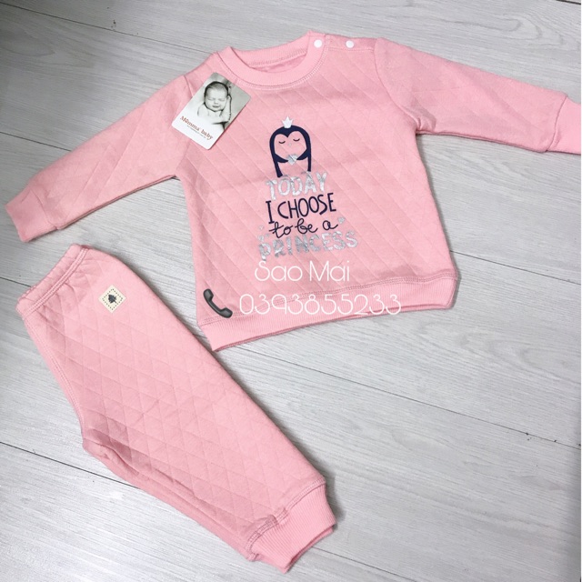 Set trần bông màu hồng