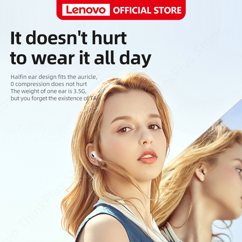 Tai nghe bluetooth Lenovo LP40 không dây Bluetooth 5.0 tws IPX5 chống ồn TWS