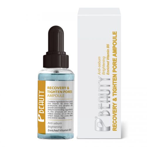 Serum giảm mụn trắng da và se khít lỗ chân lông RECOVERY & TIGHTEN PORE P’BEAUTY -DTCosmetics