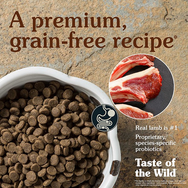 Thức Ăn Cho Chó Husky Taste Of The Wild Bao 500g Hỗ Trợ Xương Cơ Khớp -  Sierra Mountain Thịt Cừu, Trái Cây Rau Củ Quả