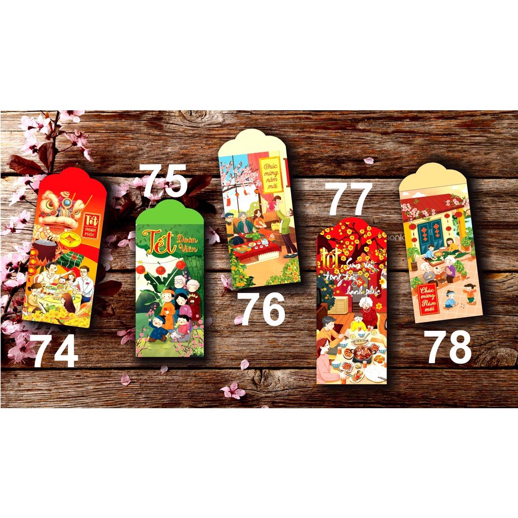 Bao Lì Xì Tết 2022 SHOPNHATPHONG Lì xì Đẹp Đủ Loại Mẫu Đáng Yêu, Phong Bao Lì Xì Tết Nhâm Dần 2022