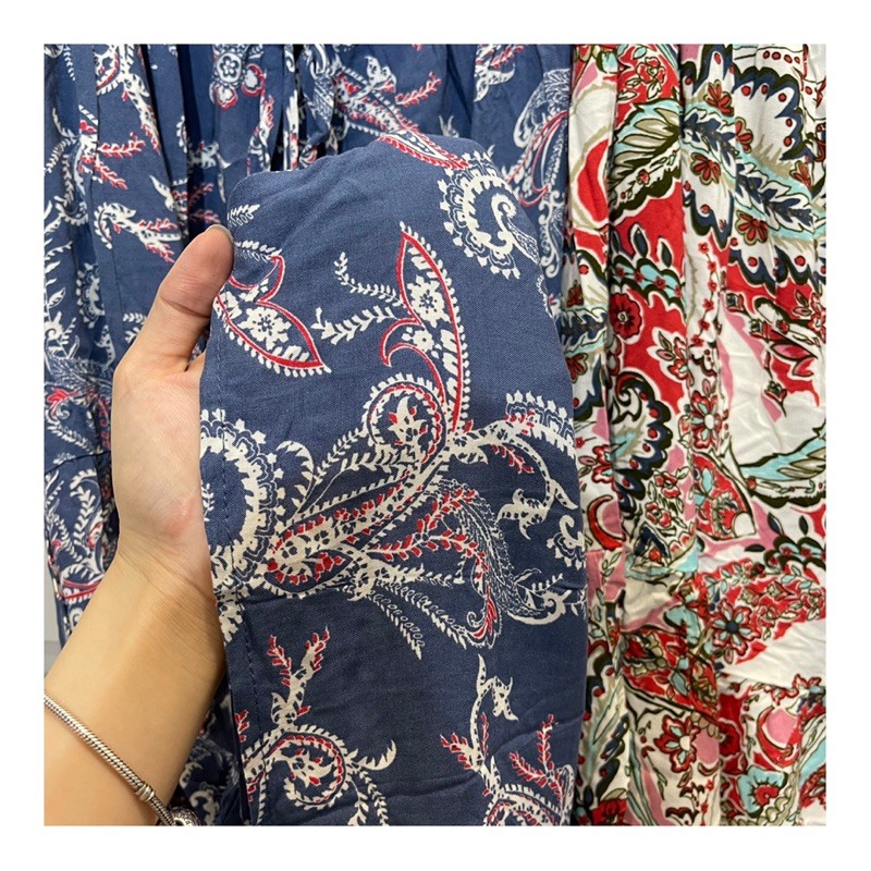 Đầm Maxi Ống Cúp Ngực Hoạ Tiết Thổ Cẩm BEBOP (CÓ BIG SIZE) | BigBuy360 - bigbuy360.vn