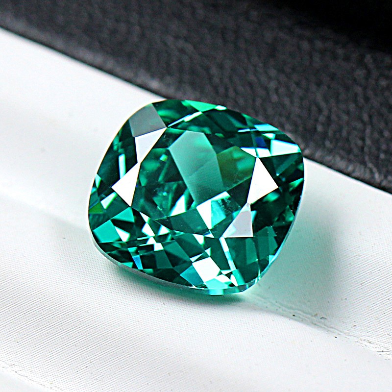 Mặt Dây Chuyền Đá Tourmaline Hình Vuông Nhiều Màu Sắc Cho Nam Và Nữ