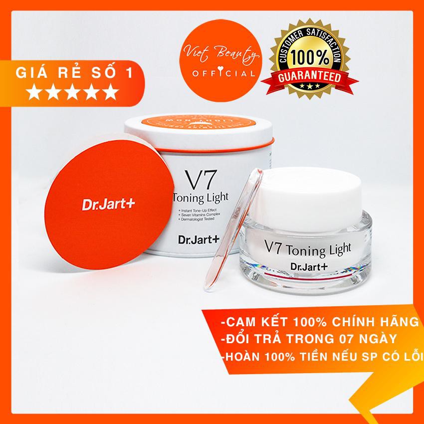 DUY NHẤT 3 NGÀY  Kem V7 TRÒN Toning Light Full Size 50ml HÀN Authentic