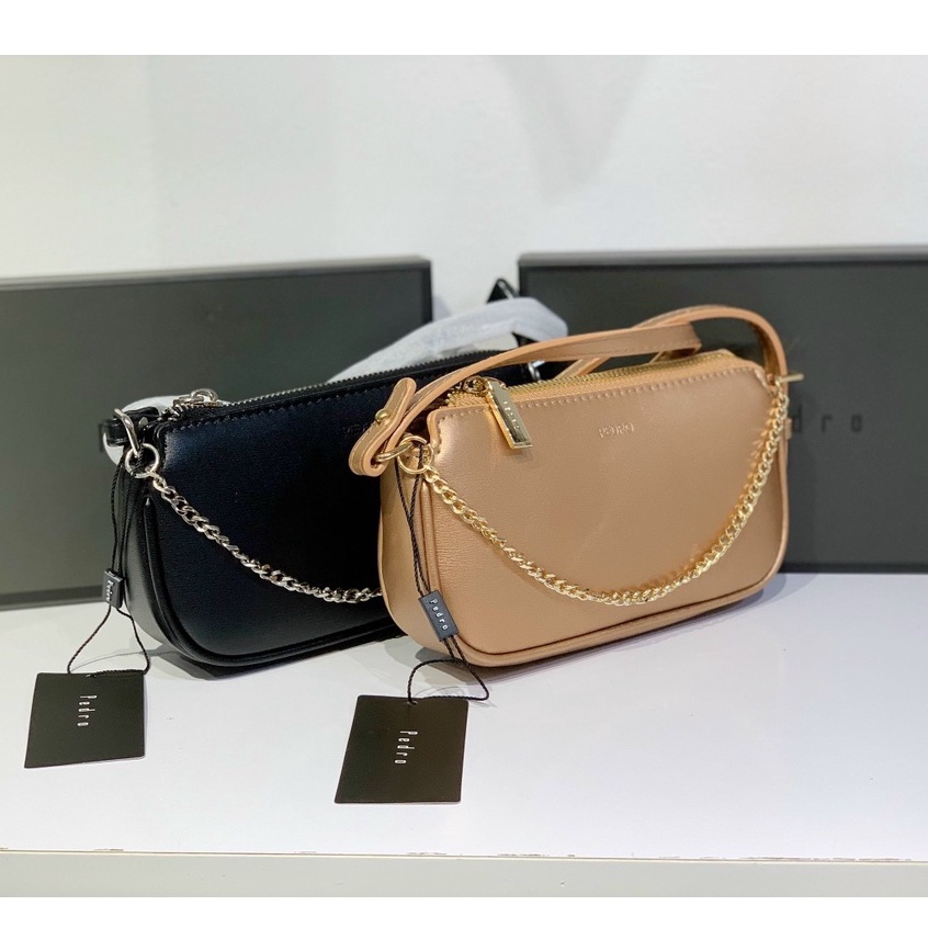 Túi kẹp nách nữ PEDRO.  PW4-66500012 size 18cm MR