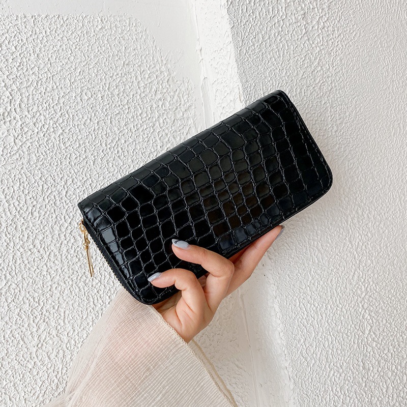 Ví nữ cầm tay dáng dài có dây kéo thời trang | BigBuy360 - bigbuy360.vn