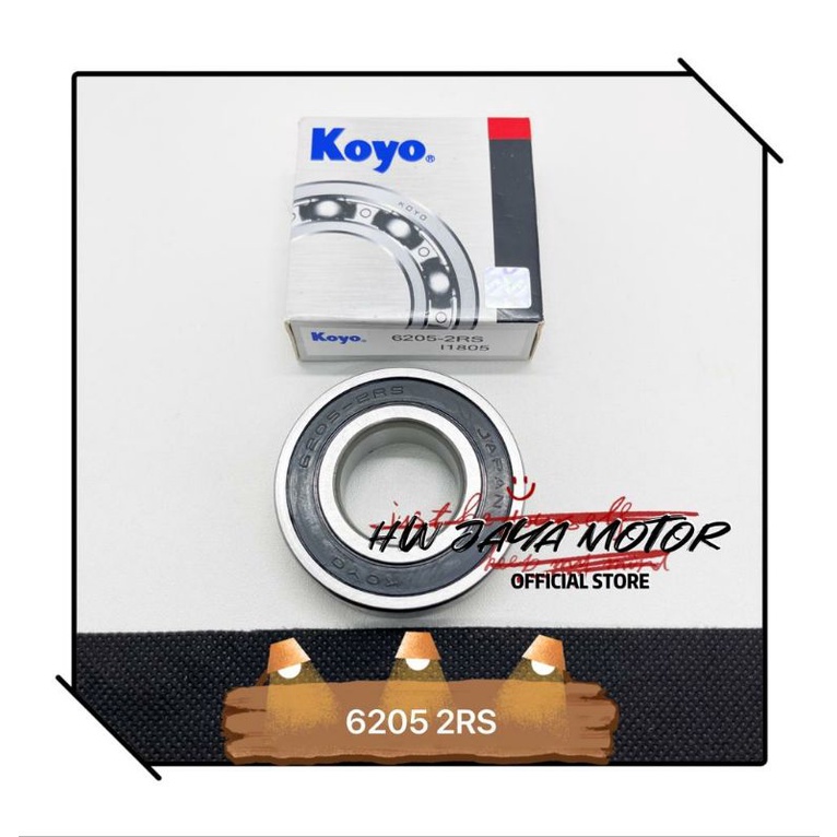 Vòng Bi 6205 2RS KOYO Nguyên Bản