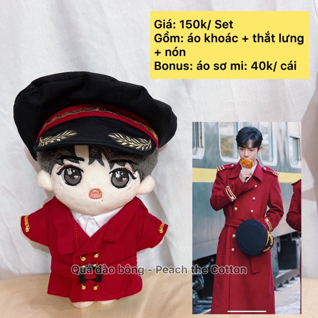 | OUTFIT DOLL | Set phục vụ tàu Tiêu Chiến (20cm)