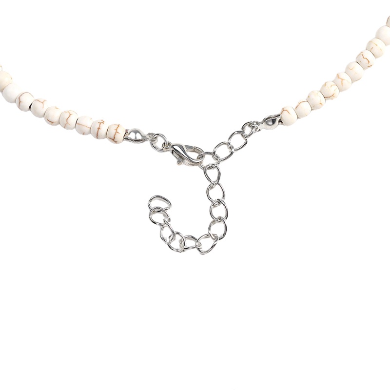 Vòng Cổ Choker Bằng Đá Tự Nhiên Mặt Hình Vỏ Sò Và Sao Biển Phong Cách Bohemian Thời Trang Cho Nữ