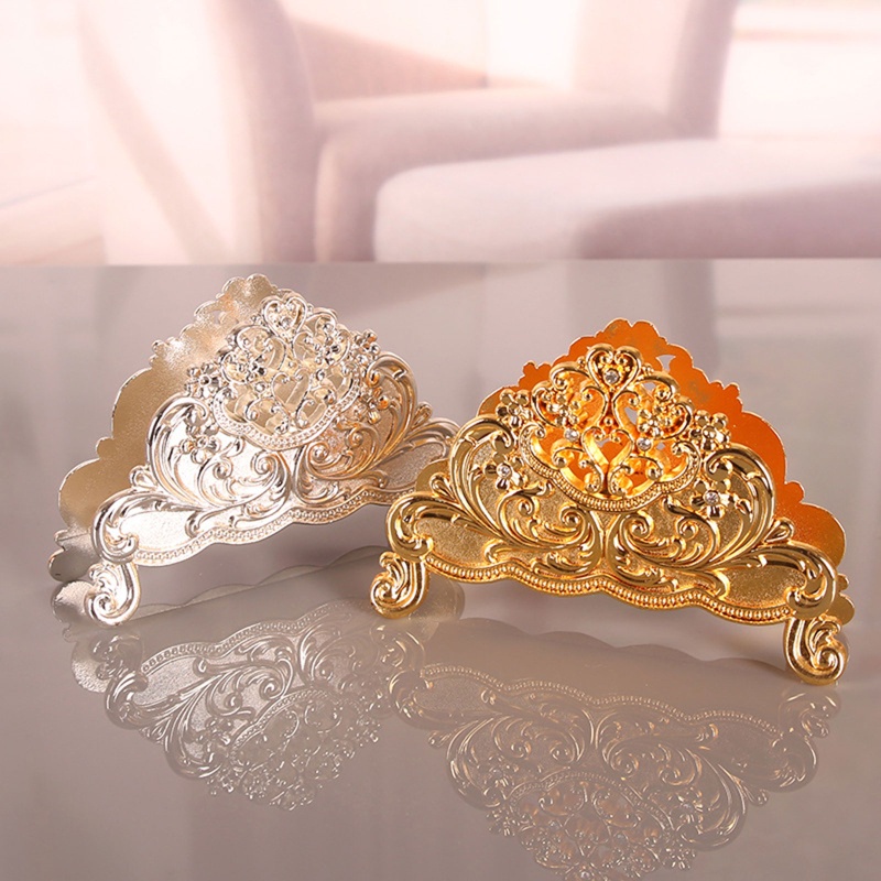 Giá Đỡ Khăn Giấy Để Bàn Bằng Kim Loại Nghệ Thuật