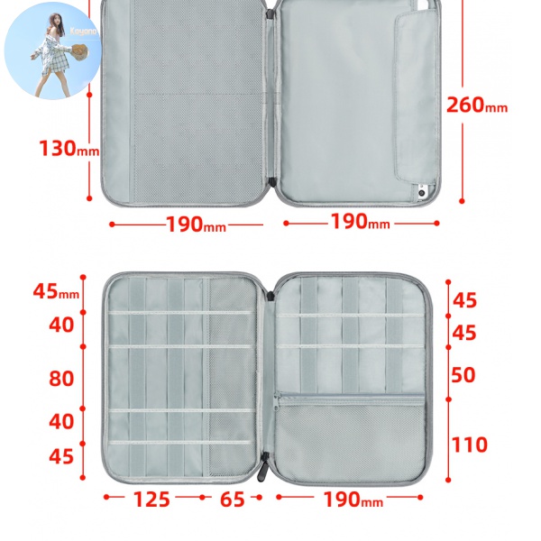 Túi Đựng Dây Cáp Sạc Và Chuột Máy Tính Vỏ Cứng | BigBuy360 - bigbuy360.vn