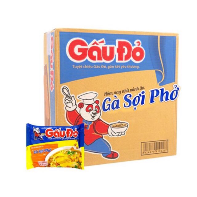 Mì gấu đỏ sợi phở(10gói)