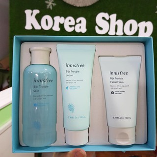 Bộ chăm sóc DA MỤN và DA NHẠY CẢM Innisfree bija set