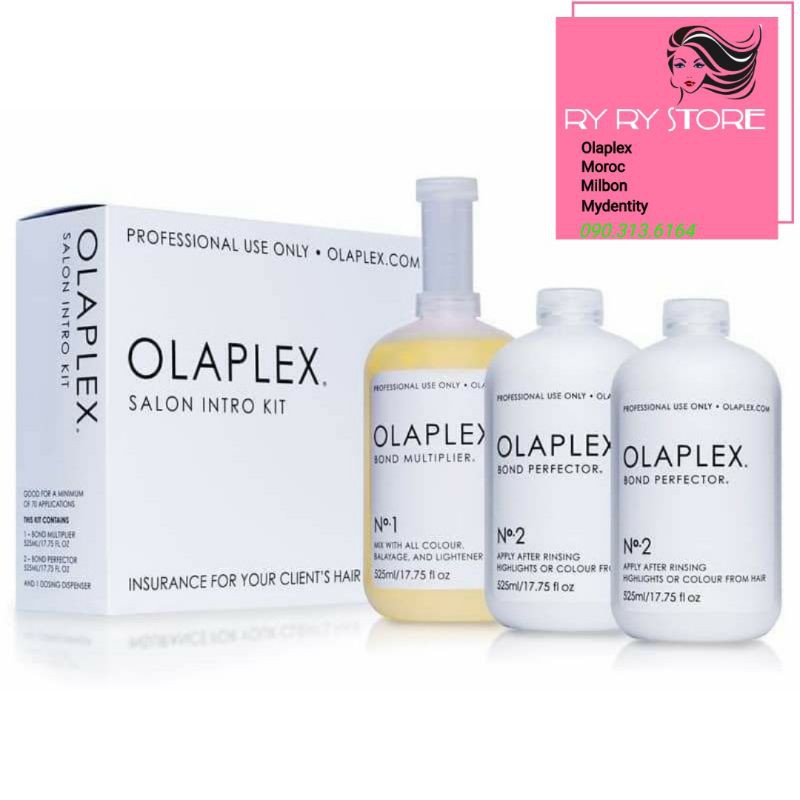 (CHÍNH HÃNG) Olaplex_Bộ Kit phục hồi tóc No1_No2