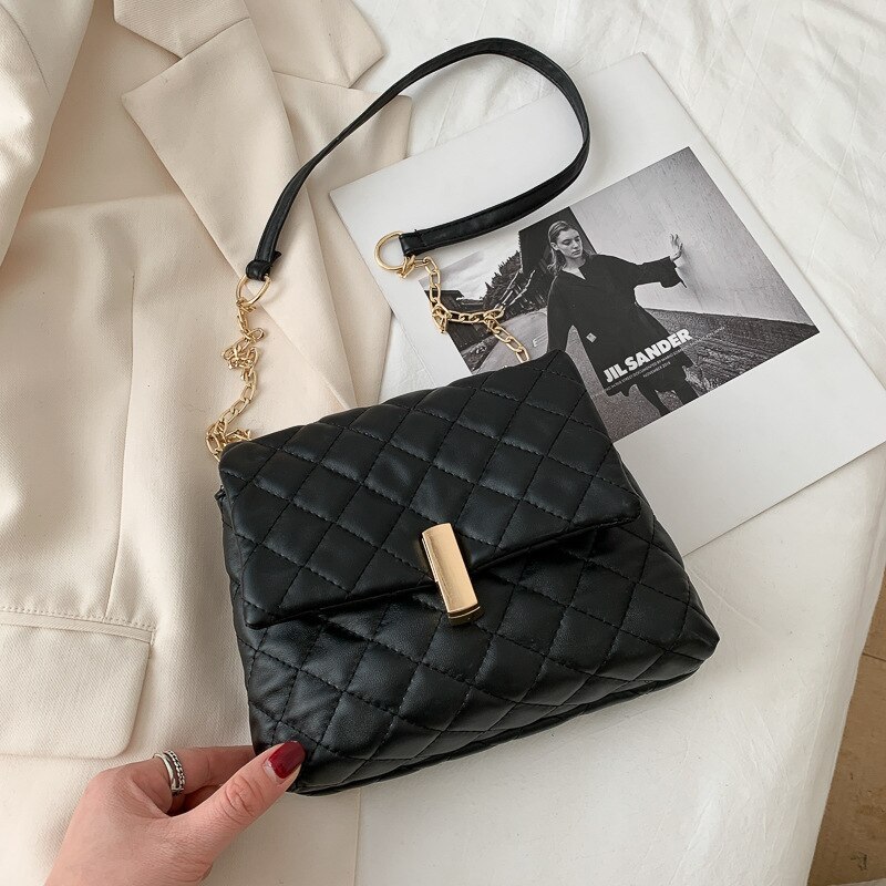 Túi Xách JASMIN NOIR Họa Tiết Caro Thời Trang Nữ Cá Tính