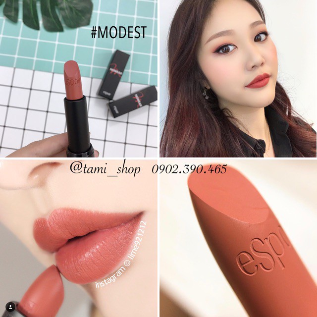 SON ESPOIR NOWEAR POWER MATTE LIPSTICK