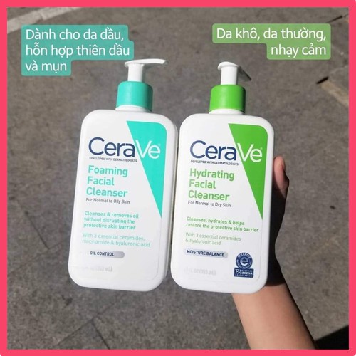 Sữa Rửa Mặt Cerave Dành Cho Da Dầu 473ml/236ml