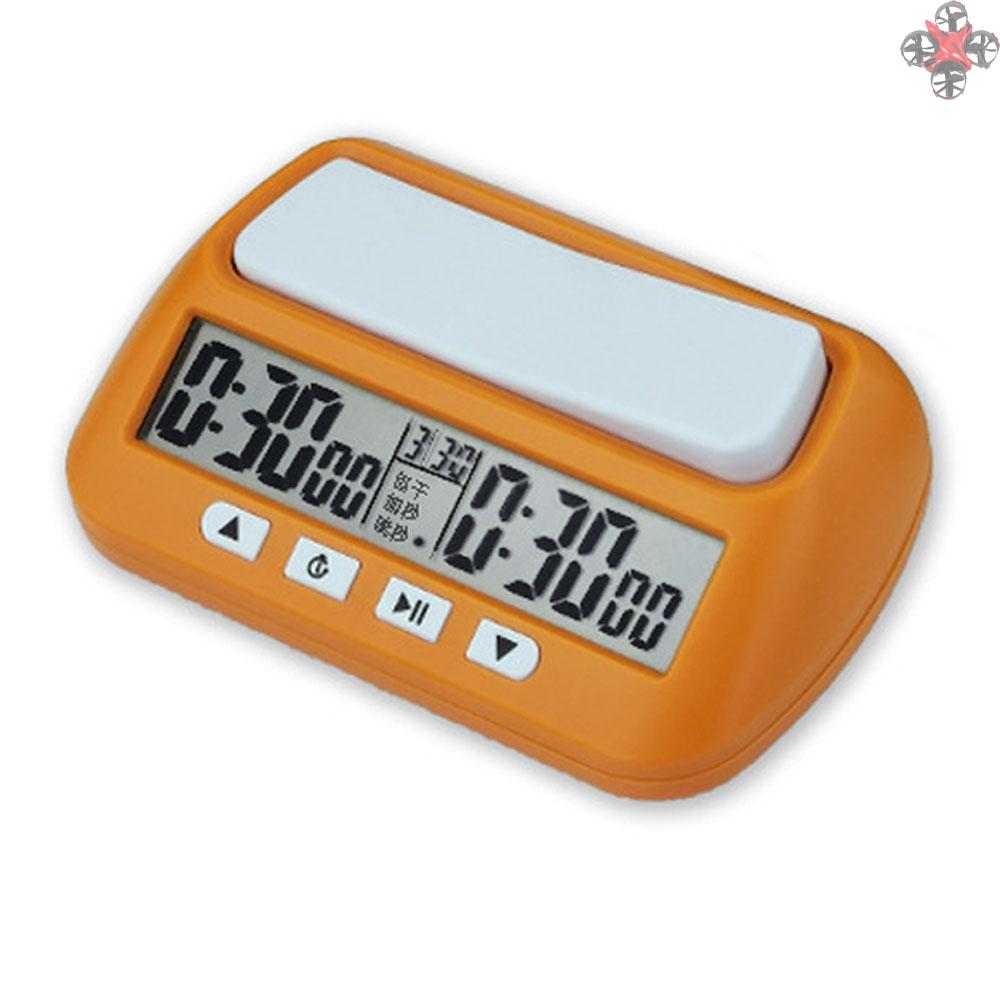 Professional Chess Clock Electronic Board Game Competition Hour Meter Compact Count Up Down Timer